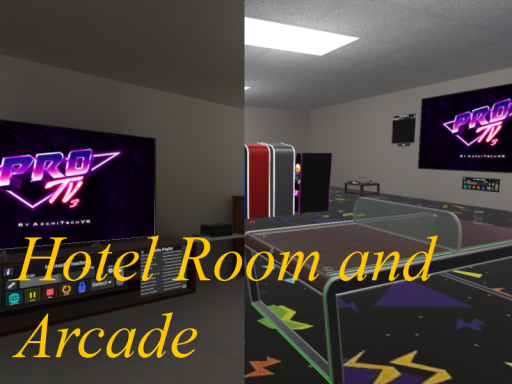 Hotel Room and Arcade