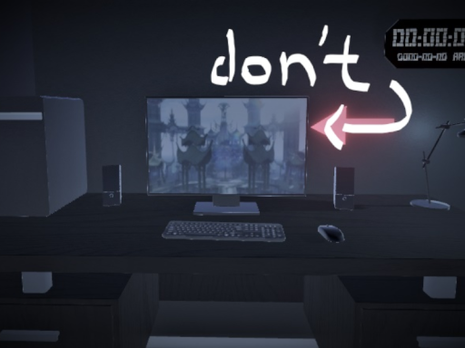 Never touch the computer（千万不要碰电脑）