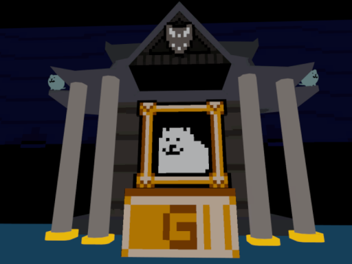 Dog Shrine from UNDERTALE