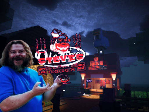 A Minecraft Movie steve's lava chicken Stand