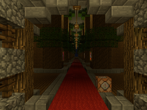 Statue corridor