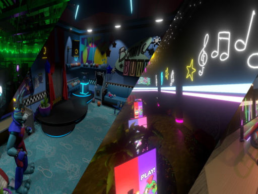 Fnaf SB Glamrock Bonnie's Greenroom and More