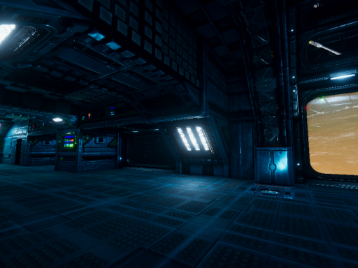 System Shock Remake Gamma Hallway