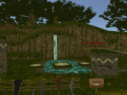 Legend of Zelda hangout and avatars