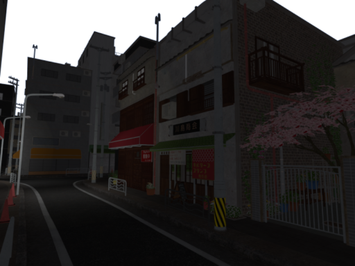 深夜のお散歩