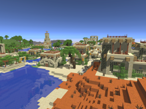 Minecraft Desert Village （READ DESCǃ）