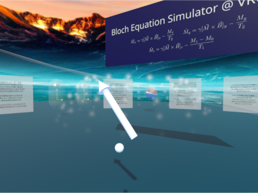 Bloch equation simulator（磁化の運動）［JP⁄EN］